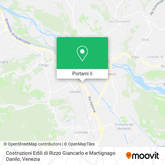 Mappa Costruzioni Edili di Rizzo Giancarlo e Martignago Danilo
