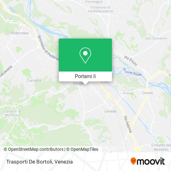 Mappa Trasporti De Bortoli