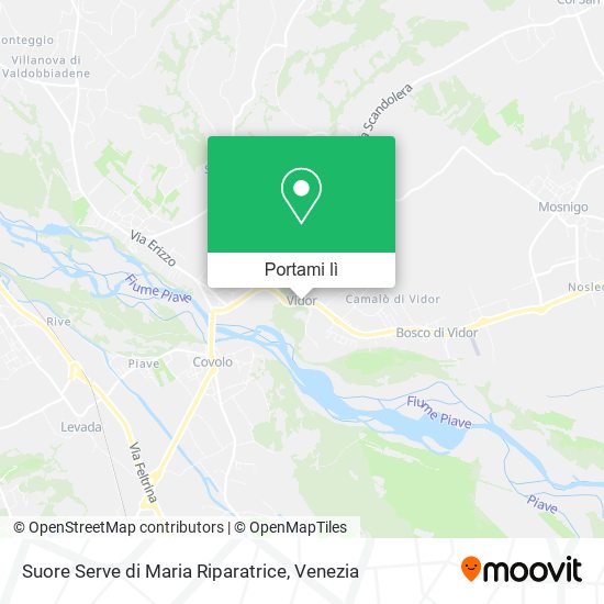 Mappa Suore Serve di Maria Riparatrice