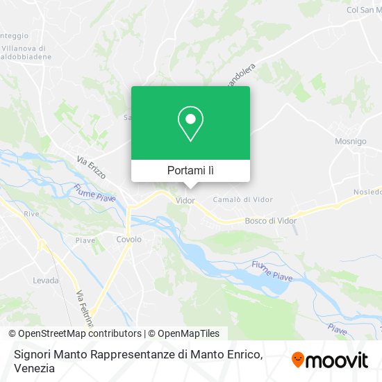 Mappa Signori Manto Rappresentanze di Manto Enrico