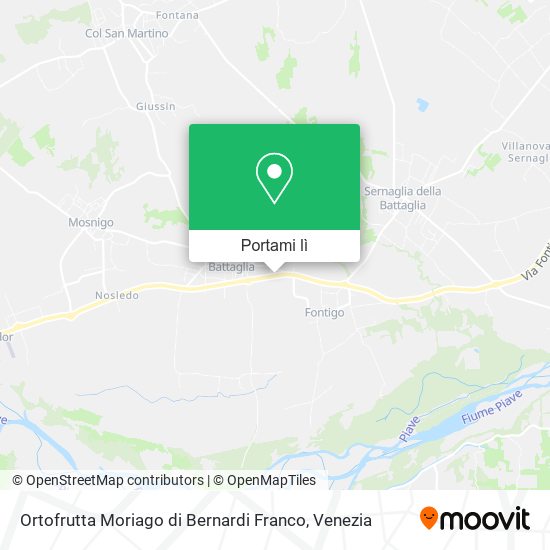 Mappa Ortofrutta Moriago di Bernardi Franco