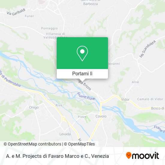 Mappa A. e M. Projects di Favaro Marco e C.