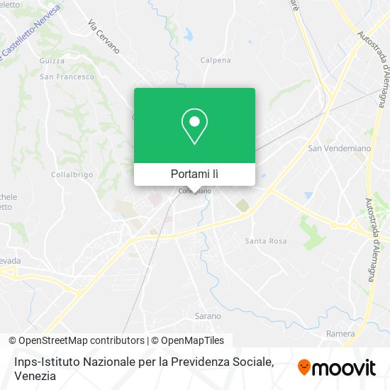 Mappa Inps-Istituto Nazionale per la Previdenza Sociale
