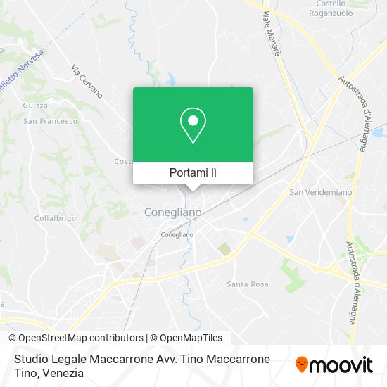 Mappa Studio Legale Maccarrone Avv. Tino Maccarrone Tino