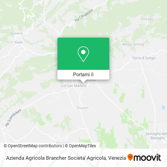 Mappa Azienda Agricola Brancher Societa' Agricola