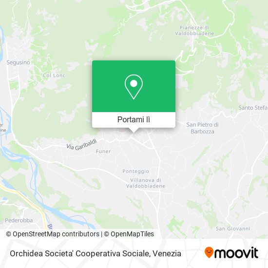 Mappa Orchidea Societa' Cooperativa Sociale