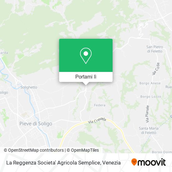 Mappa La Reggenza Societa' Agricola Semplice