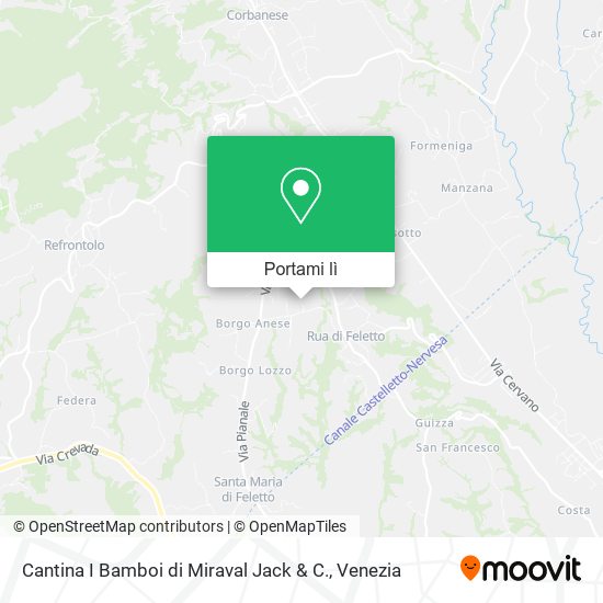 Mappa Cantina I Bamboi di Miraval Jack & C.