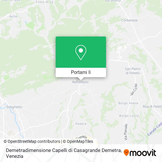 Mappa Demetradimensione Capelli di Casagrande Demetra