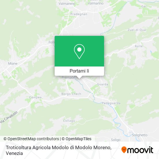 Mappa Troticoltura Agricola Modolo di Modolo Moreno