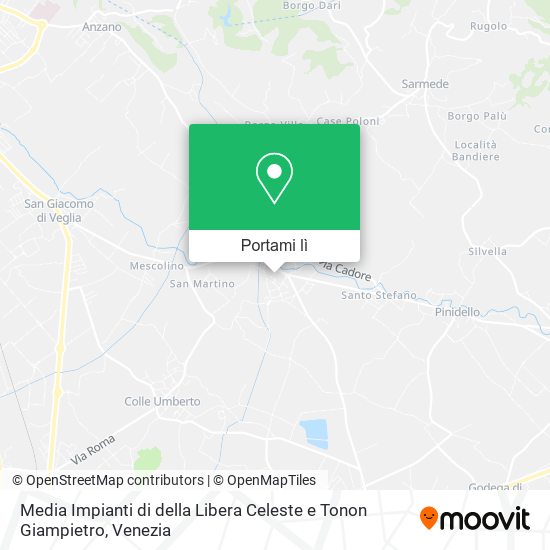 Mappa Media Impianti di della Libera Celeste e Tonon Giampietro