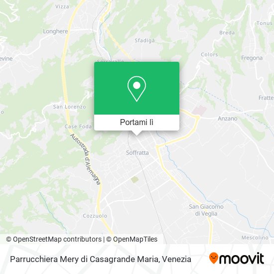 Mappa Parrucchiera Mery di Casagrande Maria