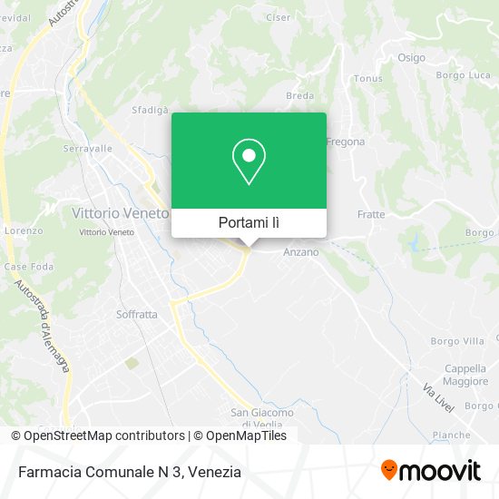 Mappa Farmacia Comunale N 3