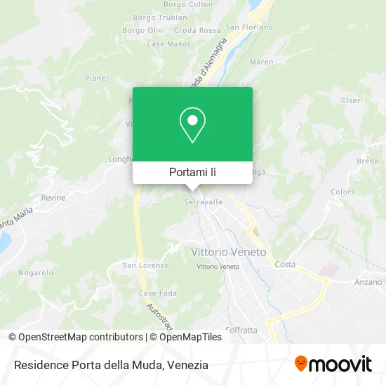 Mappa Residence Porta della Muda