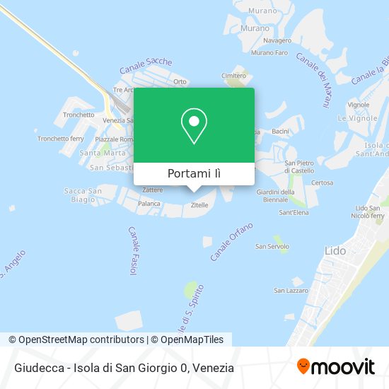 Mappa Giudecca - Isola di San Giorgio 0