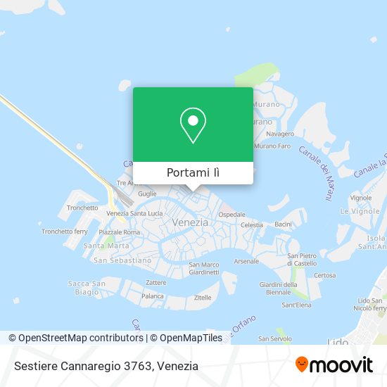 Mappa Sestiere Cannaregio 3763