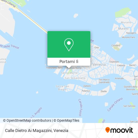 Mappa Calle Dietro Ai Magazzini