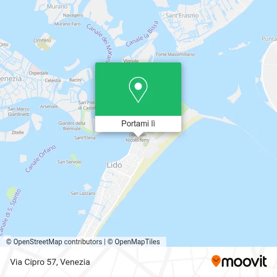 Mappa Via Cipro  57