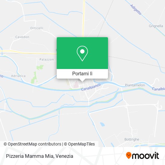 Mappa Pizzeria Mamma Mia