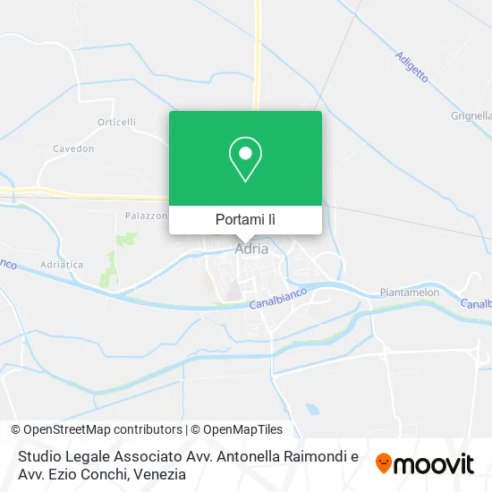 Mappa Studio Legale Associato Avv. Antonella Raimondi e Avv. Ezio Conchi