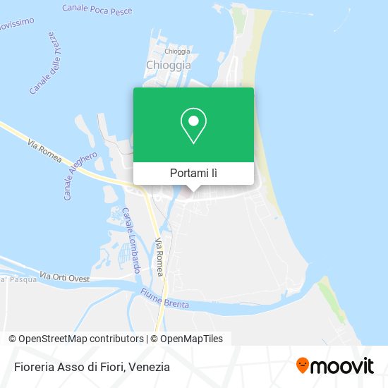 Mappa Fioreria Asso di Fiori