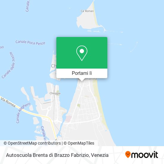 Mappa Autoscuola Brenta di Brazzo Fabrizio
