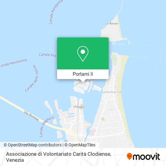 Mappa Associazione di Volontariato Carità Clodiense