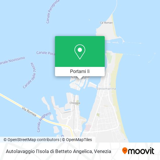 Mappa Autolavaggio l'Isola di Betteto Angelica