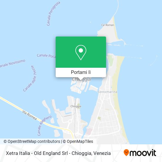 Mappa Xetra Italia - Old England Srl - Chioggia