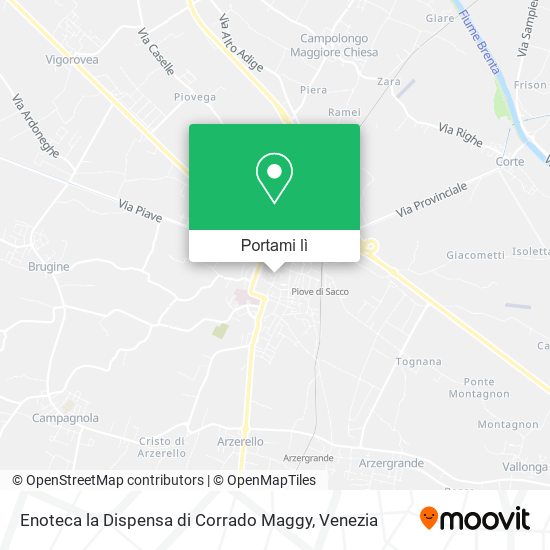 Mappa Enoteca la Dispensa di Corrado Maggy