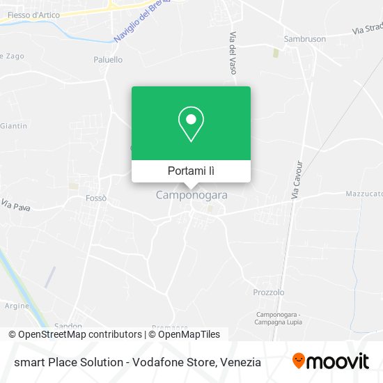 Mappa smart Place Solution - Vodafone Store