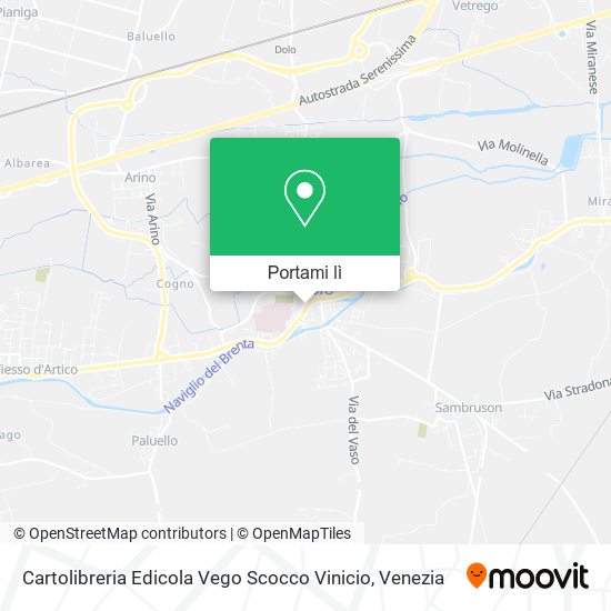 Mappa Cartolibreria Edicola Vego Scocco Vinicio