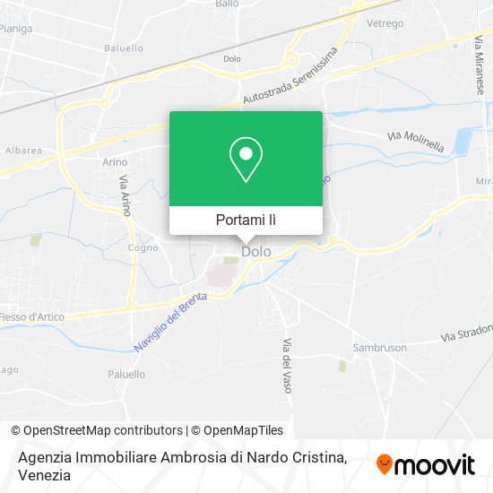 Mappa Agenzia Immobiliare Ambrosia di Nardo Cristina