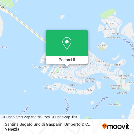 Mappa Santina Segato Snc di Gasparini Umberto & C.