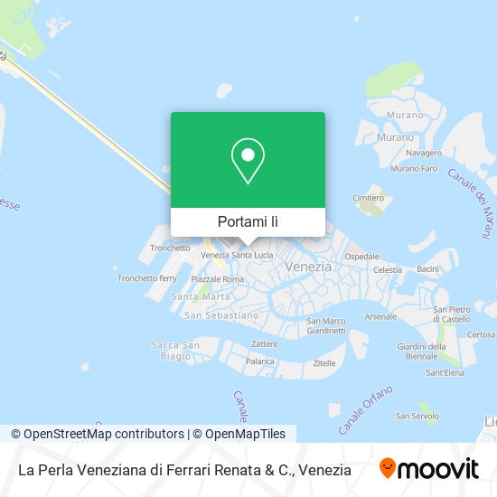 Mappa La Perla Veneziana di Ferrari Renata & C.