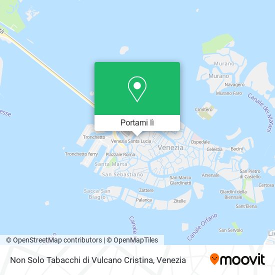 Mappa Non Solo Tabacchi di Vulcano Cristina