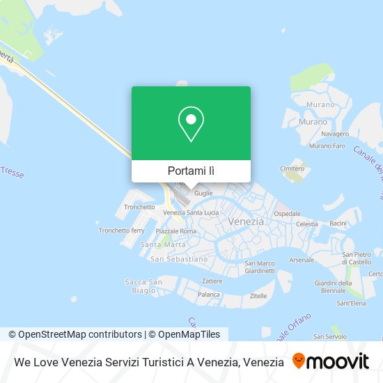 Mappa We Love Venezia Servizi Turistici A Venezia