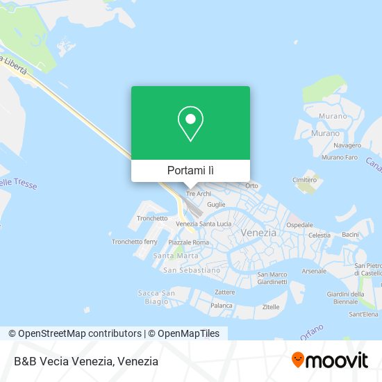 Mappa B&B Vecia Venezia
