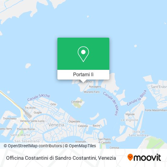 Mappa Officina Costantini di Sandro Costantini