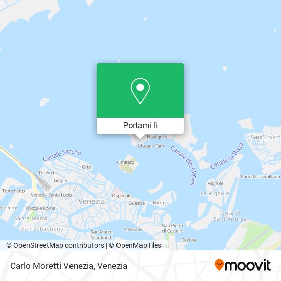 Mappa Carlo Moretti Venezia