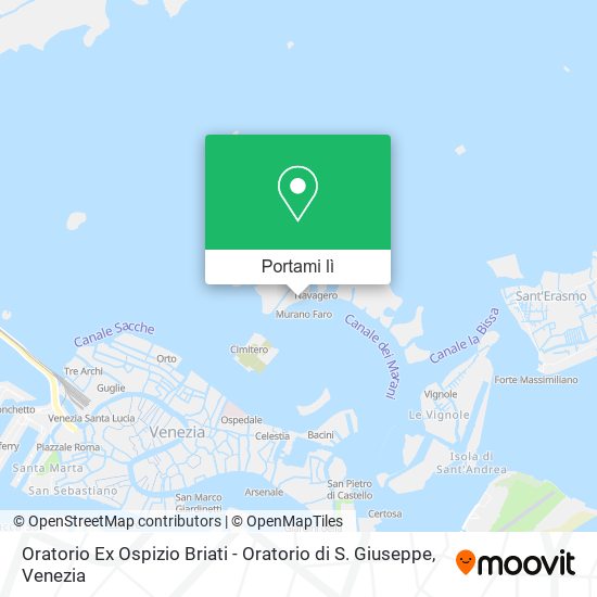 Mappa Oratorio Ex Ospizio Briati - Oratorio di S. Giuseppe