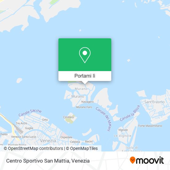 Mappa Centro Sportivo San Mattia
