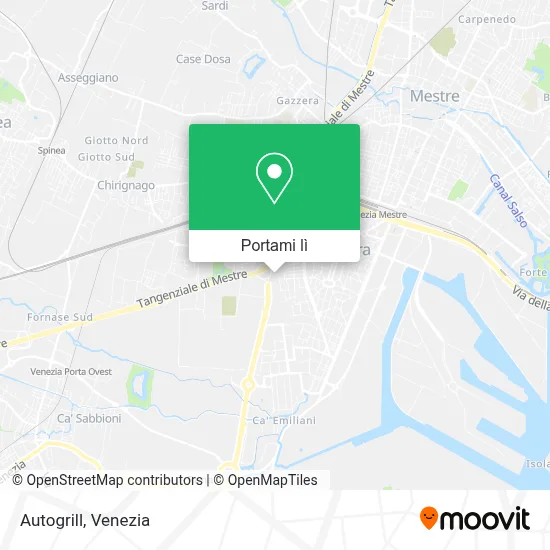 Mappa Autogrill