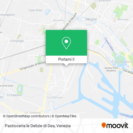 Mappa Pasticceria le Delizie di Dea