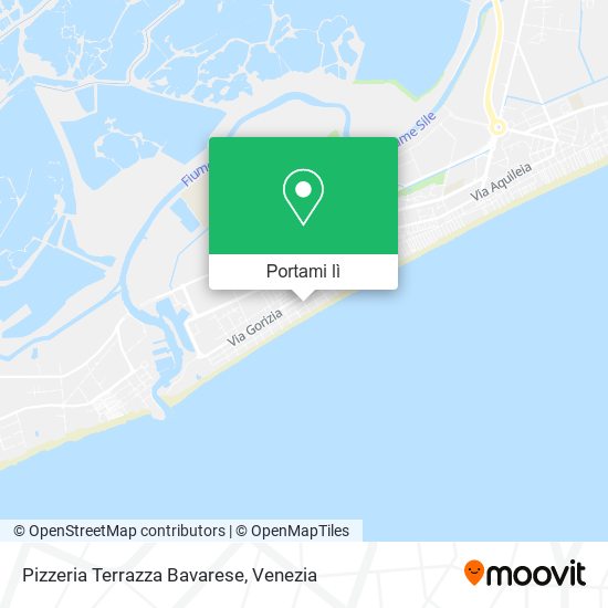 Mappa Pizzeria Terrazza Bavarese