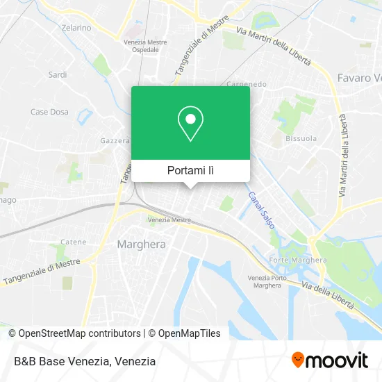 Mappa B&B Base Venezia