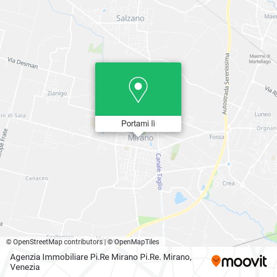 Mappa Agenzia Immobiliare Pi.Re Mirano Pi.Re. Mirano