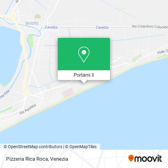 Mappa Pizzeria Rica Roca