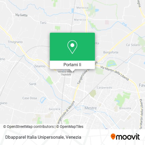 Mappa Dbapparel Italia Unipersonale