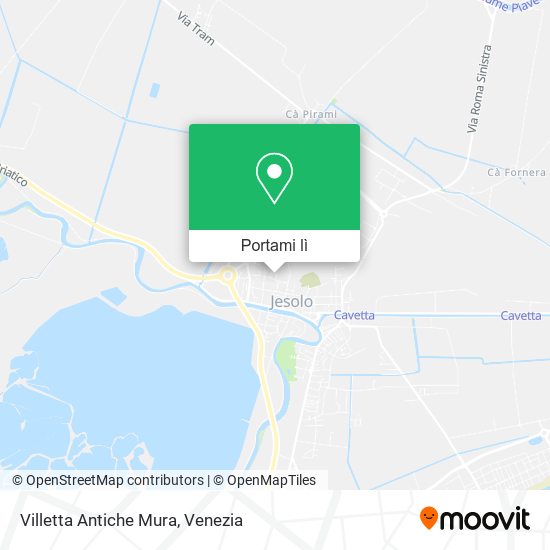 Mappa Villetta Antiche Mura